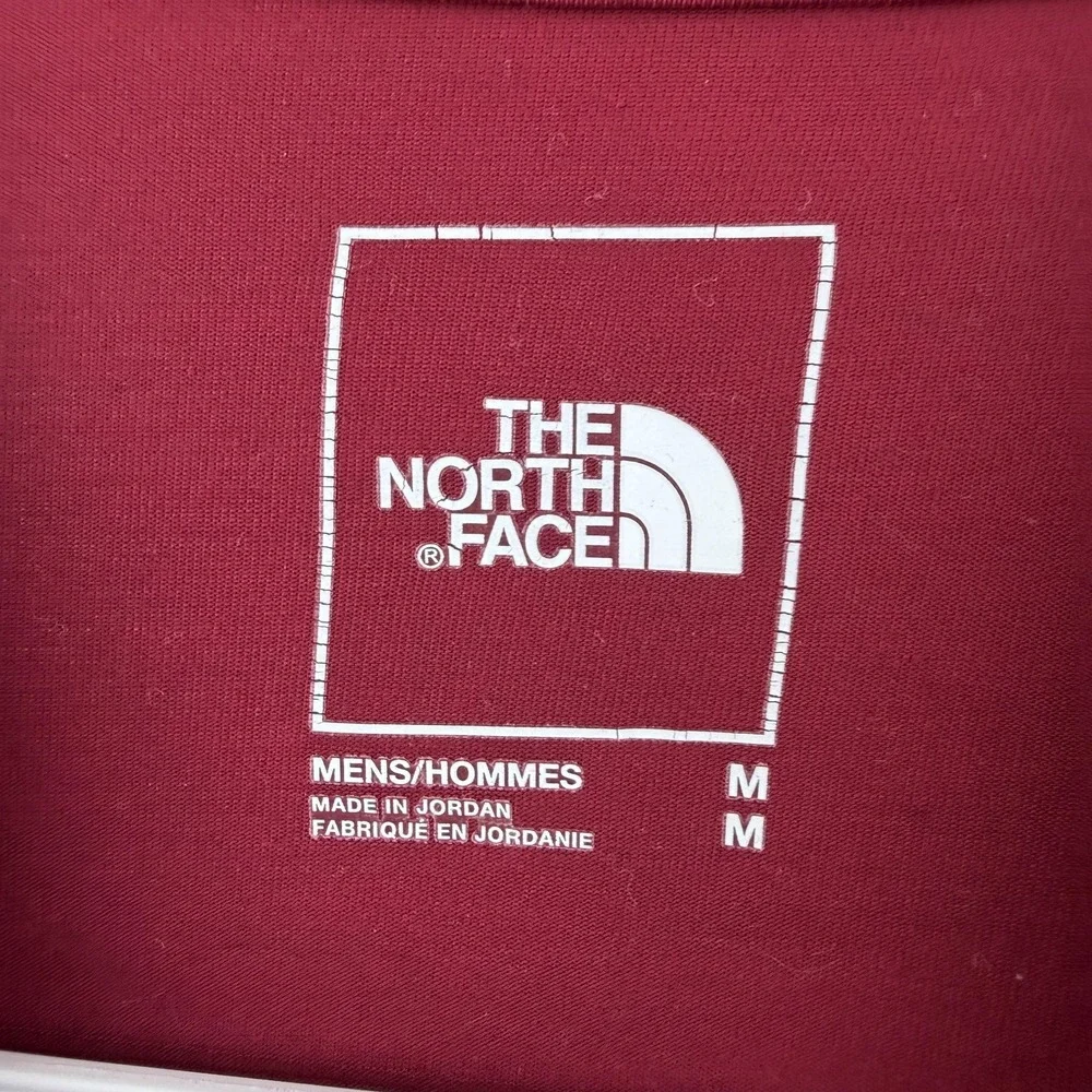The North Face Shirt Mens Medium Red Short‎ Sleeve FlashDry-XD Athletic Top